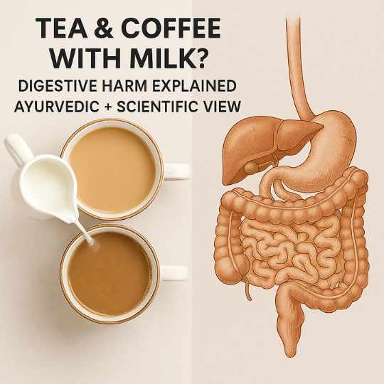 Tea & Coffee with Milk - Digestive Harm Explained - Ayurveda and Modern Science