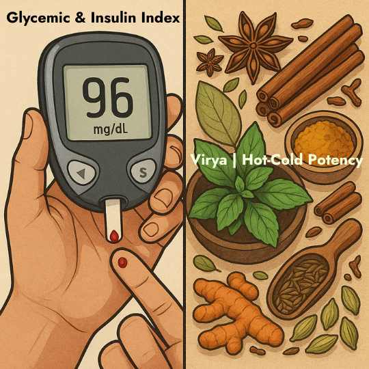 Glycaemic & Insulin Index - Ayurvedic Virya Principles
