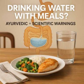 Drinking Water with Meals | Impact on Digestion | Ayurvedic Insights & Scientific Evidence