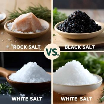 Rock and Black Salt vs. White Salt